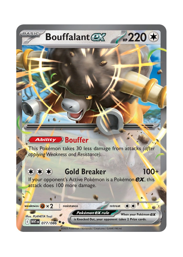 Bouffalant ex – White Flare (077)