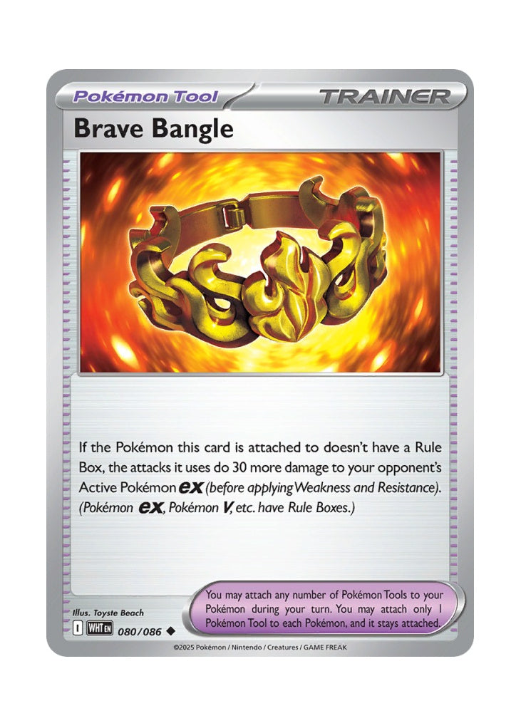 Brave Bangle – White Flare (080)