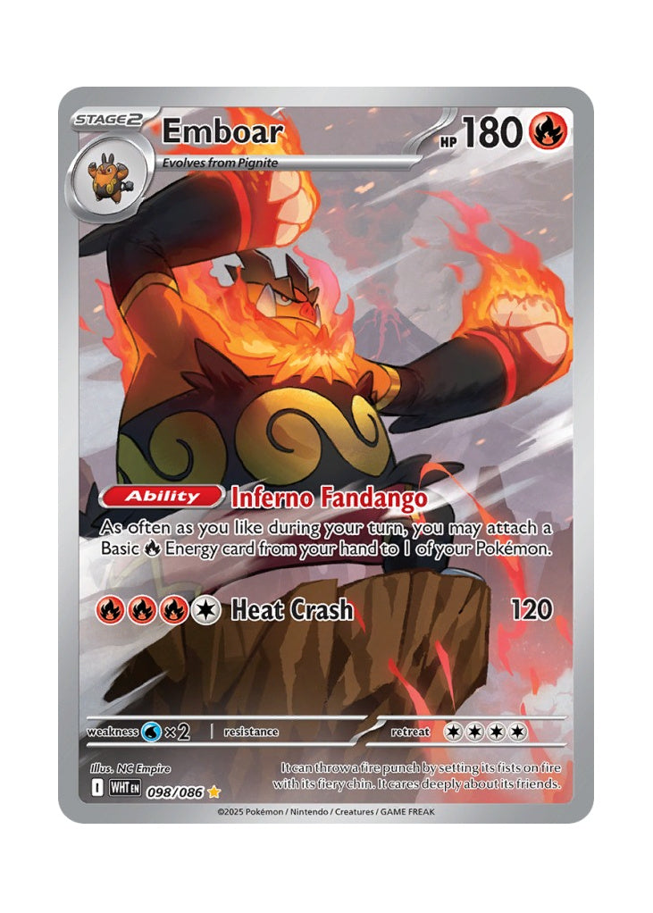 Emboar – White Flare (098)