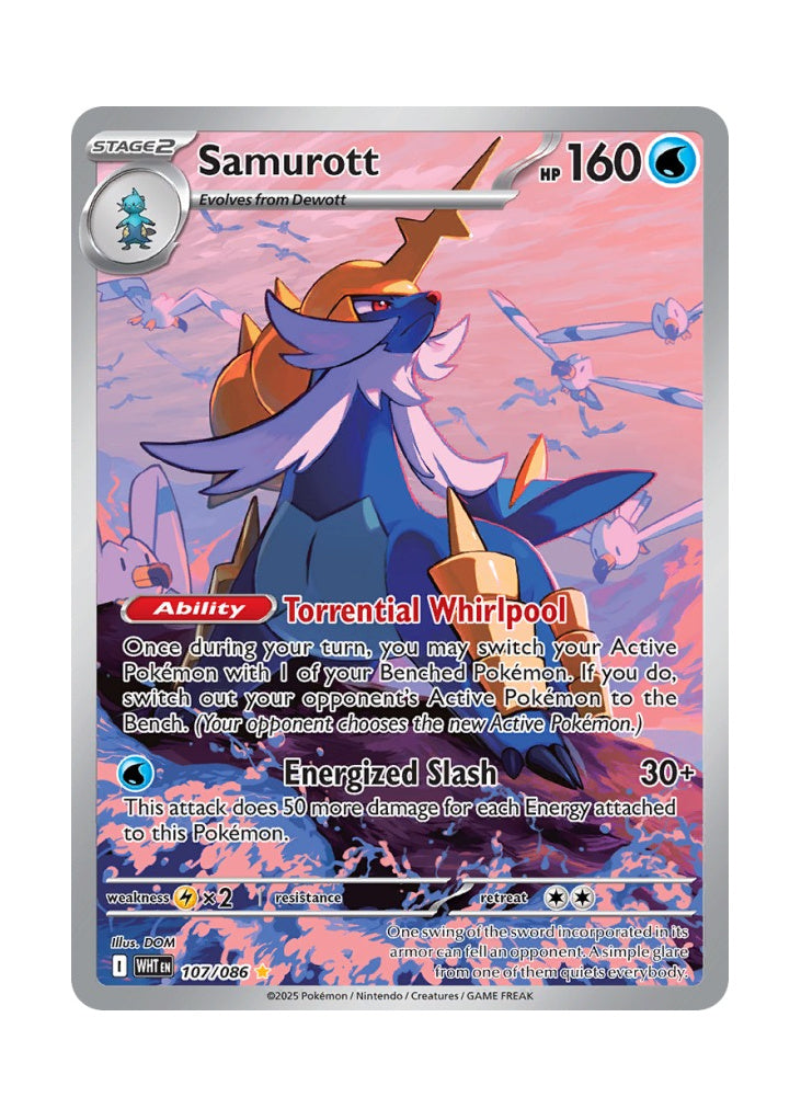 Samurott – White Flare (107)