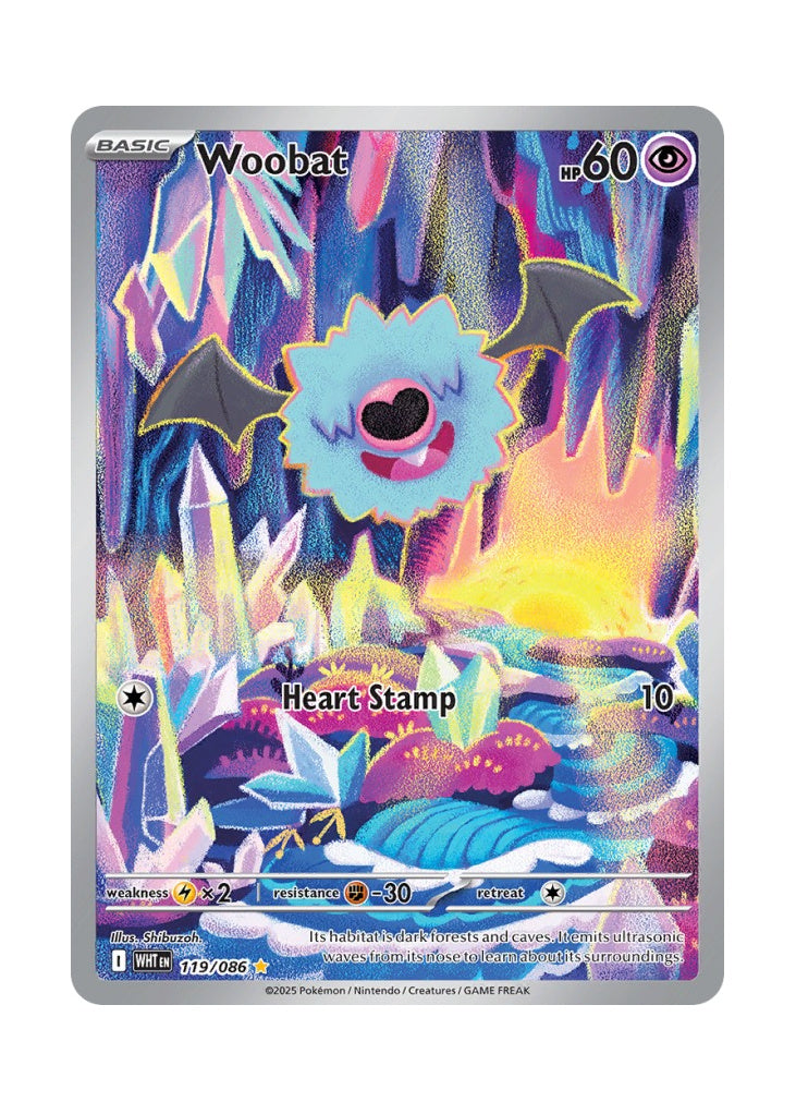 Woobat – White Flare (119)
