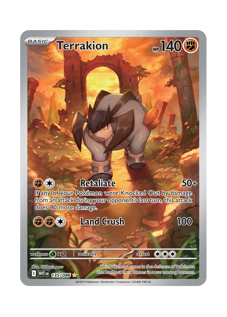 Terrakion – White Flare (135)