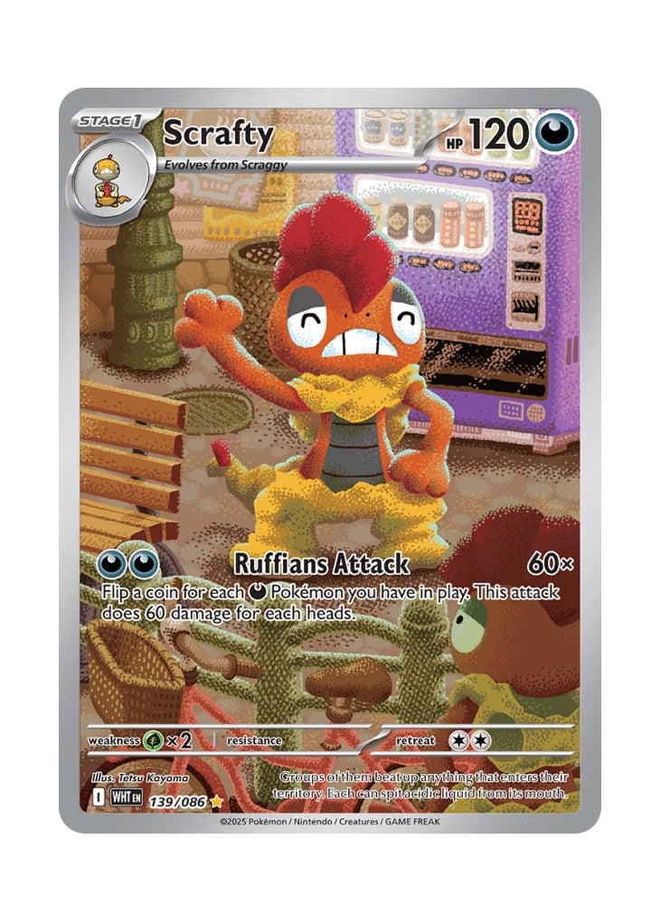 Scrafty – White Flare (139)