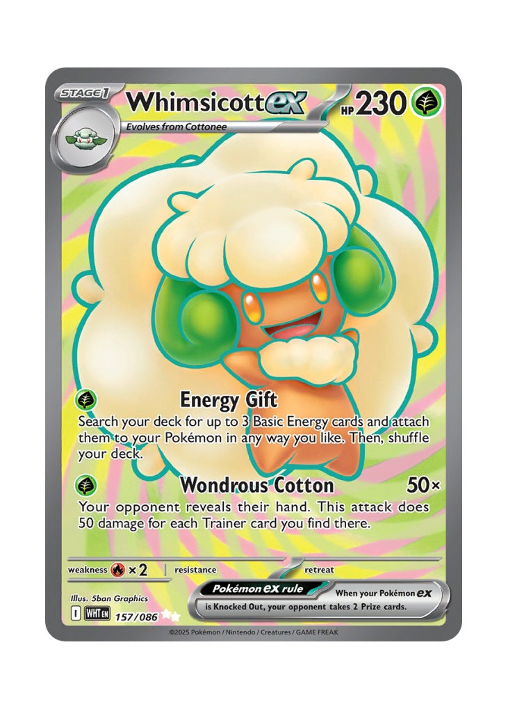 Whimsicott ex – White Flare (157)