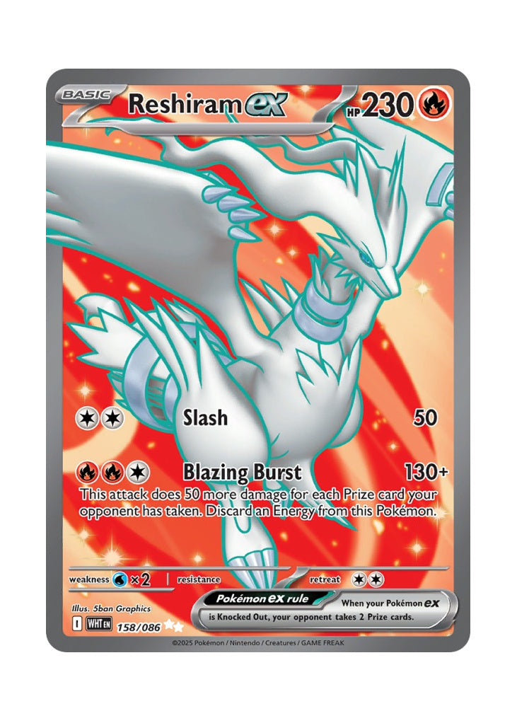 Reshiram ex – White Flare (158)