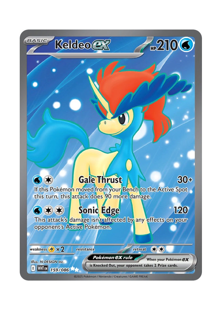 Keldeo ex – White Flare (159)