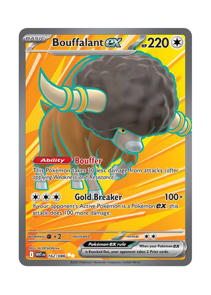 Bouffalant ex – White Flare (162)