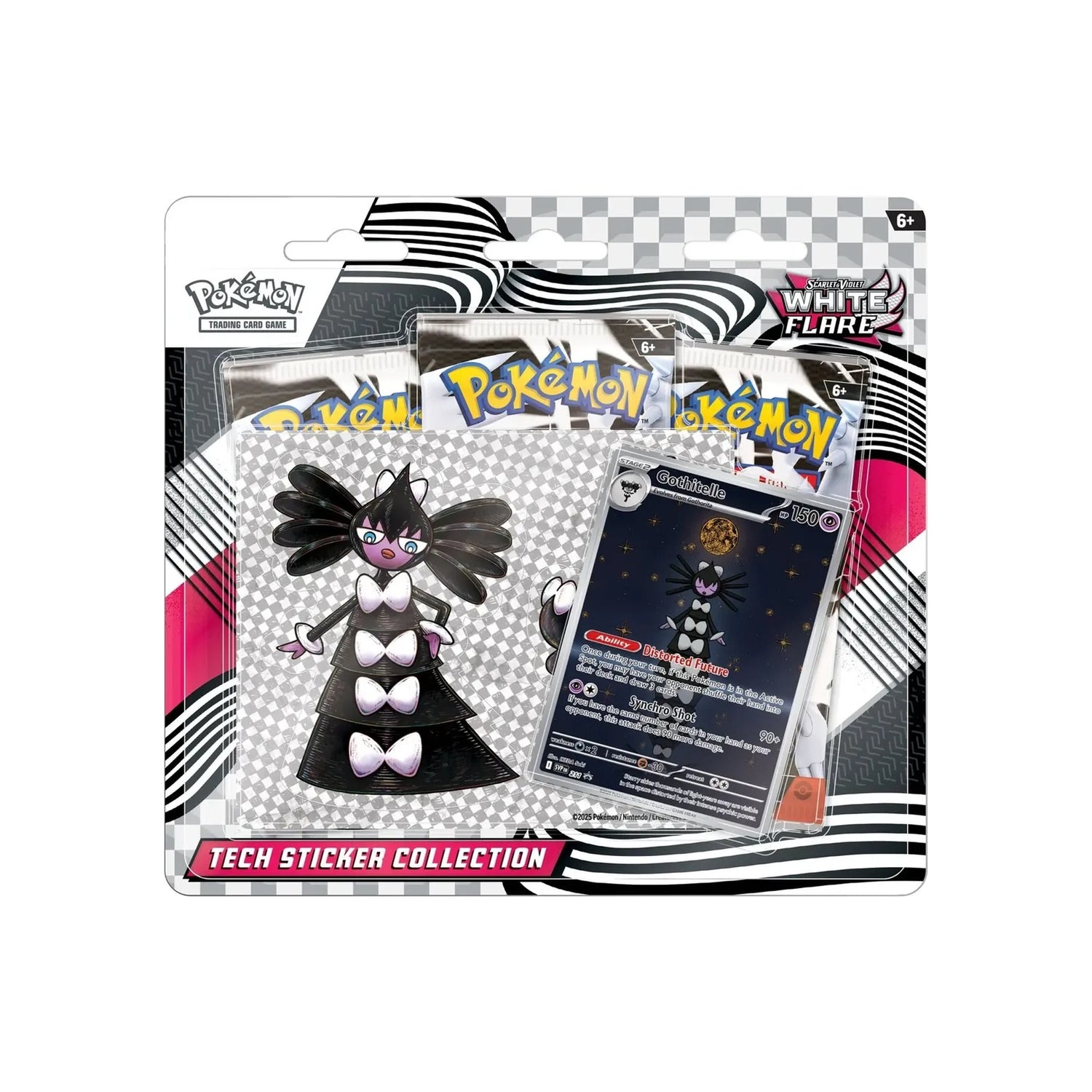 White Flare Tech Sticker Collection (Sealed) — English — Cardelle
