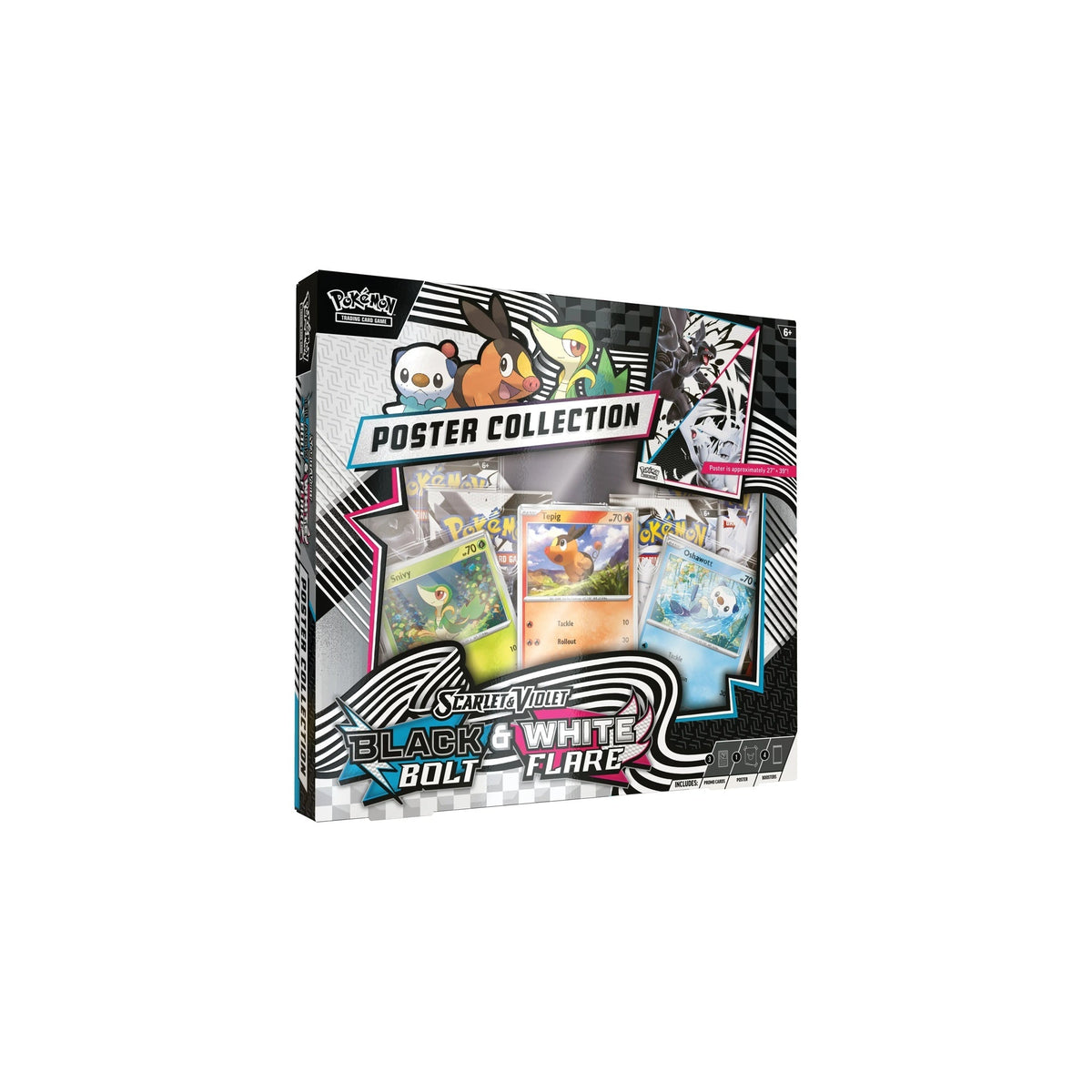 Unova Poster Collection (Black Bolt & White Flare) (Sealed)